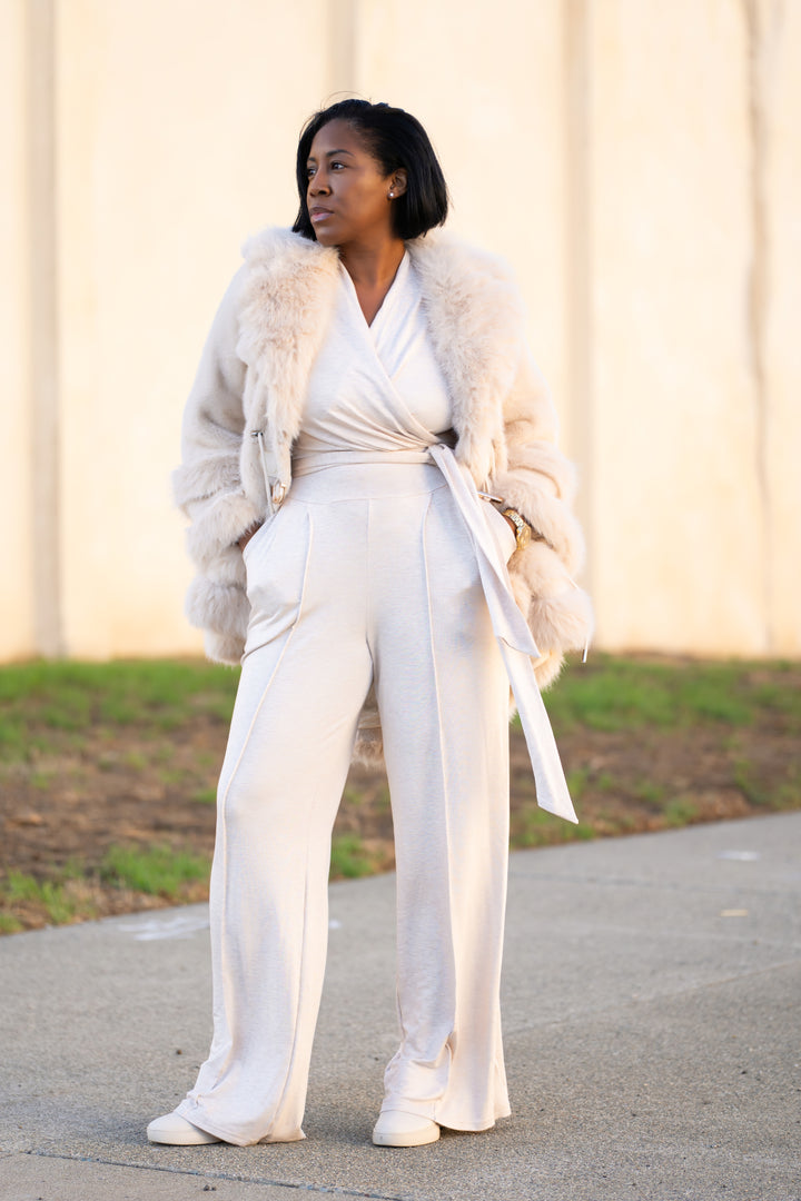 London Jumpsuit w/ Crease