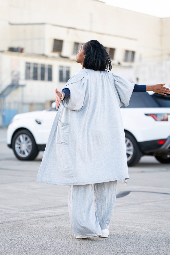 Dawn Duster in Heather Grey